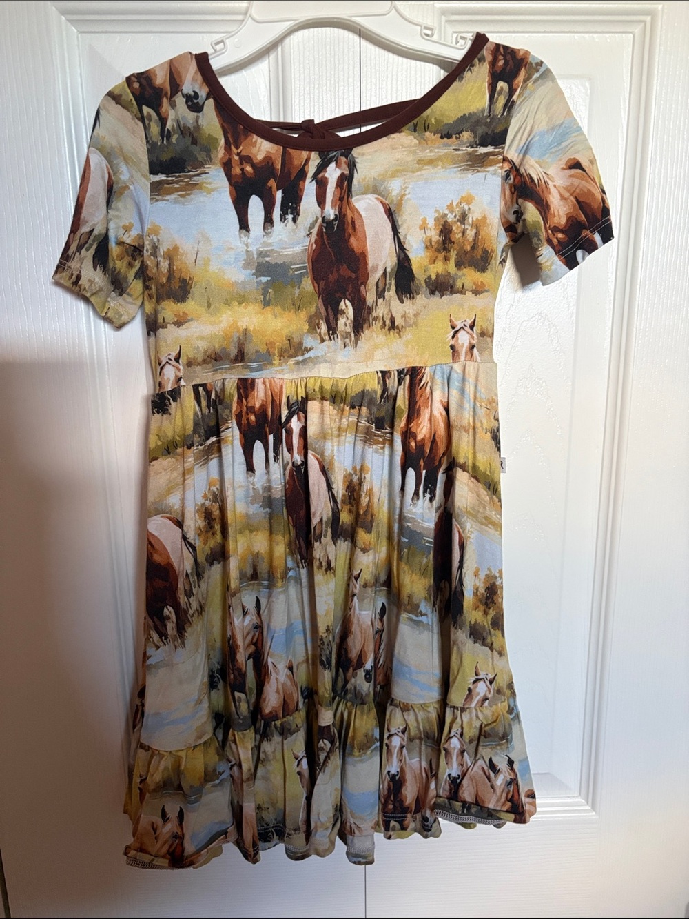 Bums & Roses Twirly Horse Dress